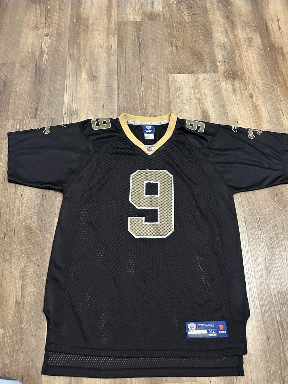 New Orleans Saints #9 Black & Gold NFL Jersey Drew Brees